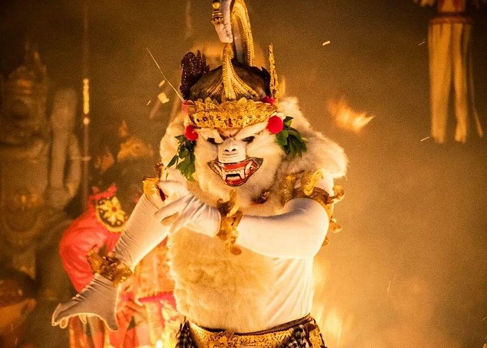Traditional Balinese dance performance
