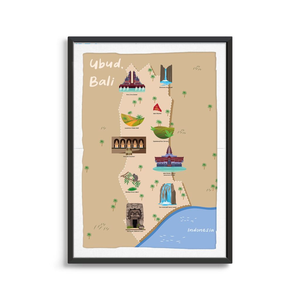 ubud map