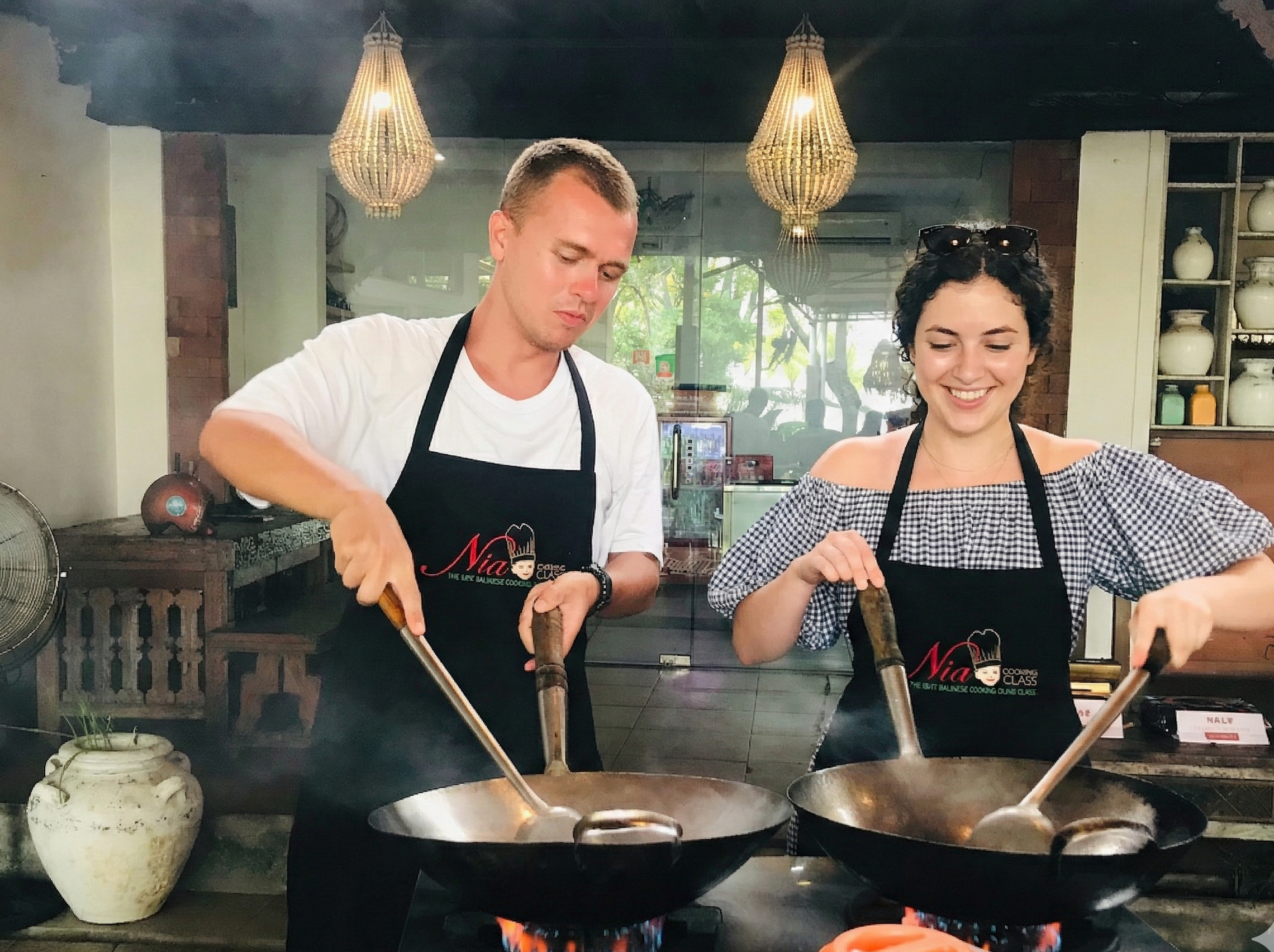 bali seminyak cooking