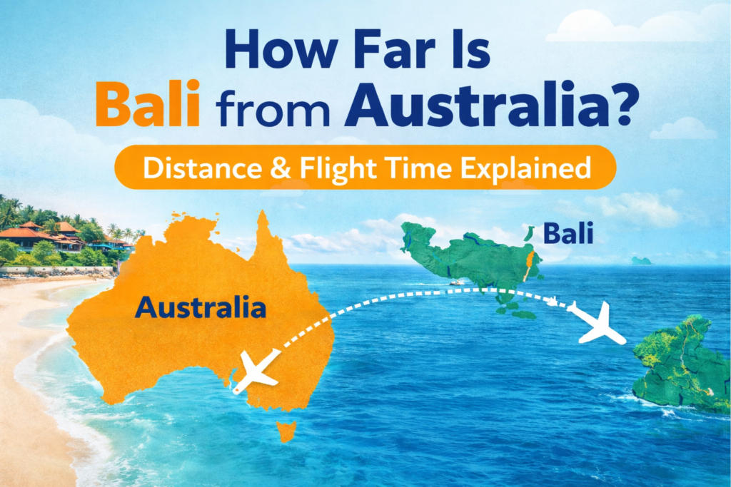 how far is bali from australia