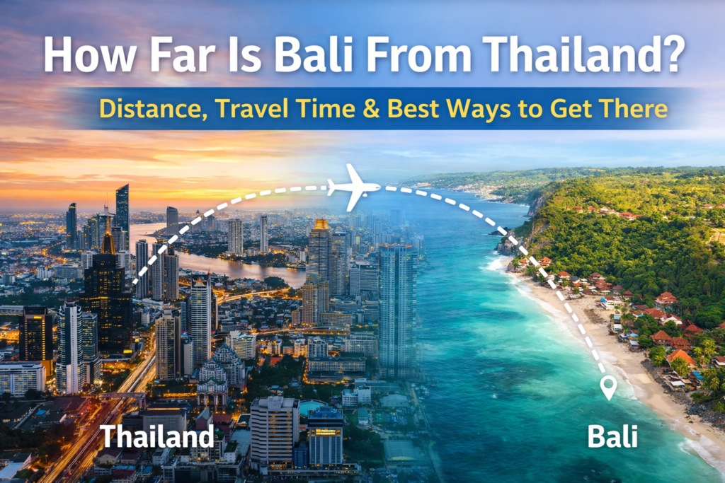 How Far Is Bali From Thailand