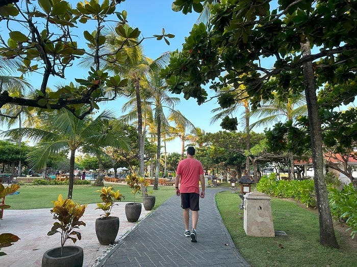 long beachfront promenda